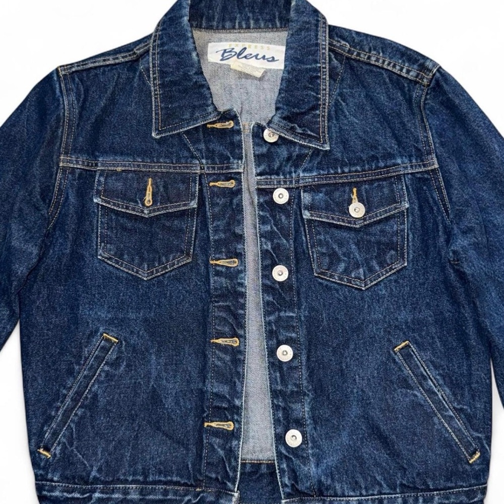Express Dark Blue Denim Jacket